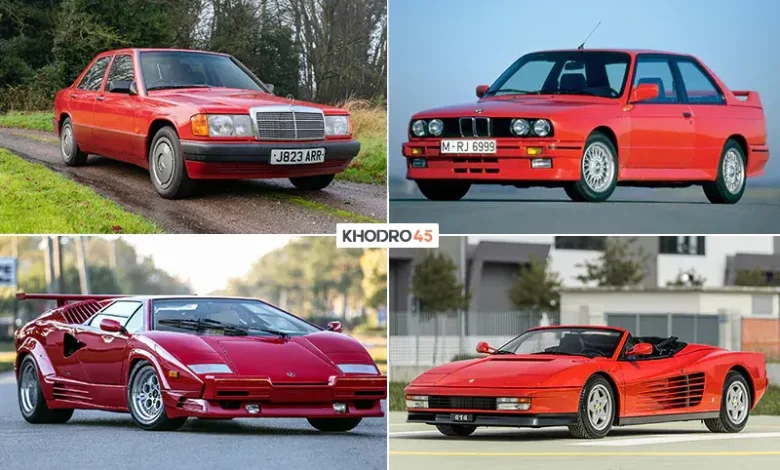 بهترین خودروهای دهه ۱۹۸۰ میلادی